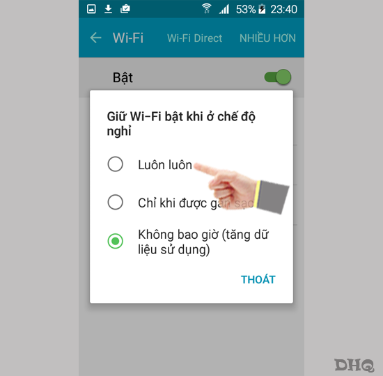 Chọn luôn luôn